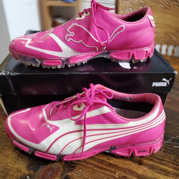 puma amp cell fusion golf shoes